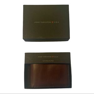 NWT John Varvatos Leather Wallet